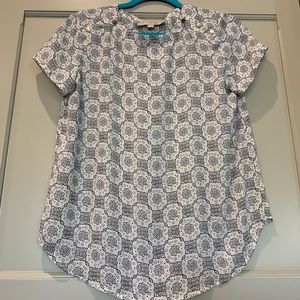 Loft short sleeve blouse